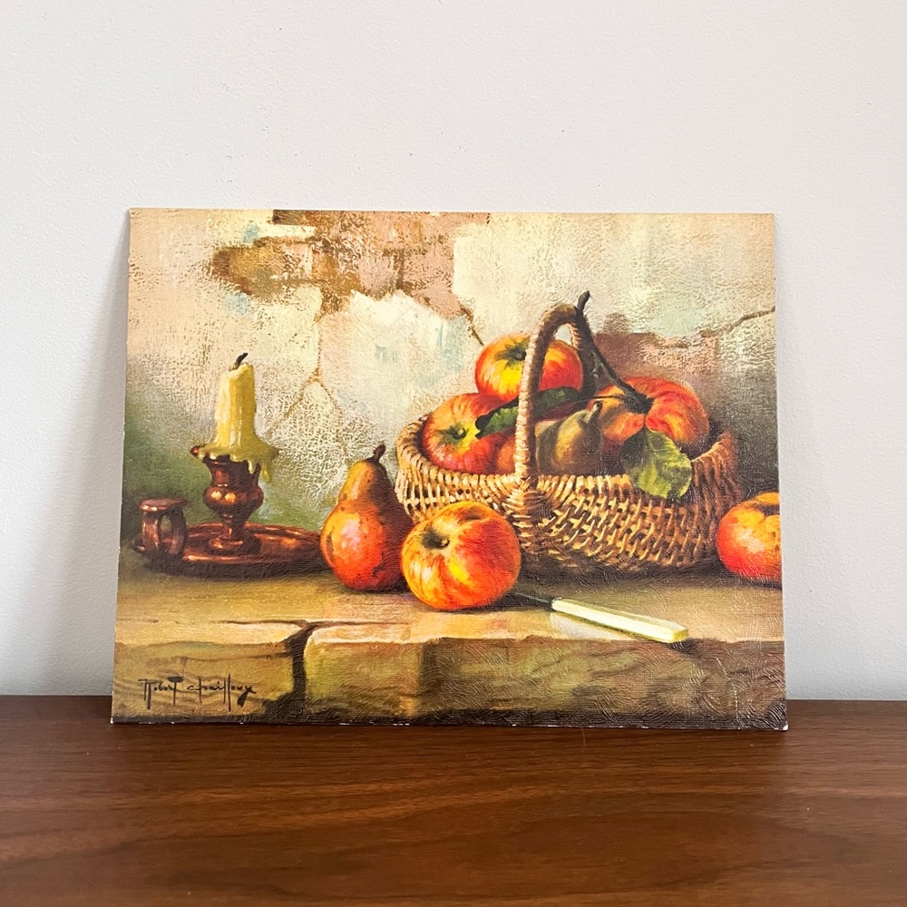 Still life lithograph art